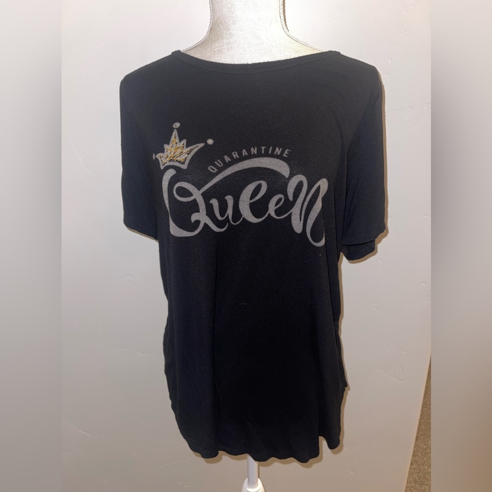 Ava James 1xl black shirt in women